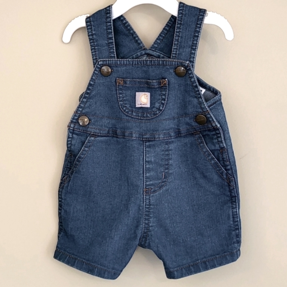 Carhartt denim shortalls